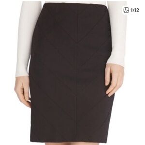 WHBM Insstantly Slimming Black Pencil Skirt